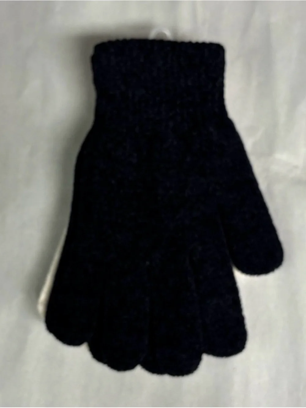 New Laundry Gloves 2 Pairs Set Women’s Black & Ivory Knit Casual Winter Outdoors
